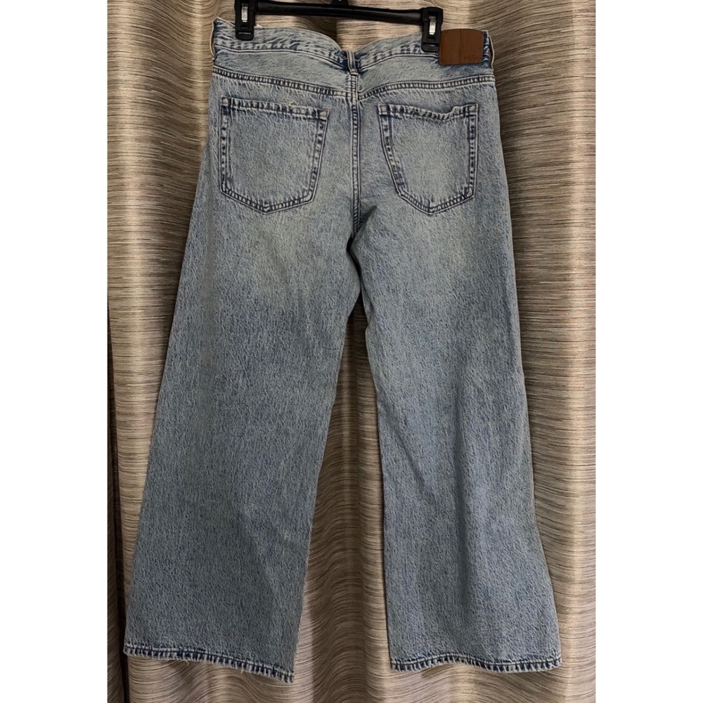 Aeropostale Super Low Rise Baggy Wide Leg Jeans Light Wash Denim 10S NWT y2K 409 - Picture 4 of 9